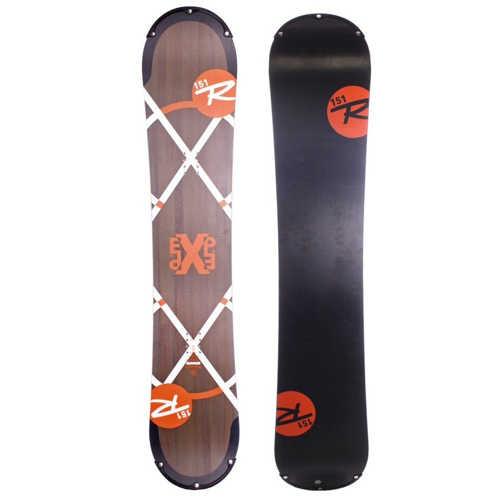 Rossignol EXP Snowboard - 145 with Orange and Brown Design